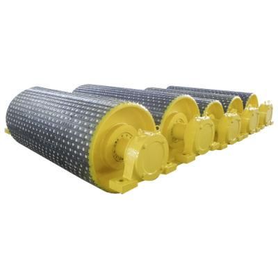 OEM Customized Exquisite Workmanship Belt Conveyor Accessory Ceramic Lagging Conveyor Pulley