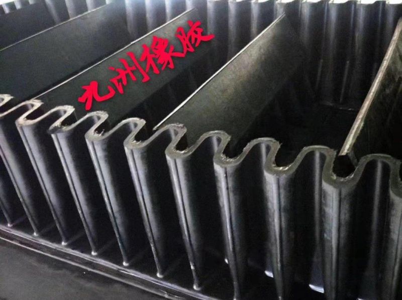 Ep100-400 Corrugated Sidewall Rubber Conveyor Belt