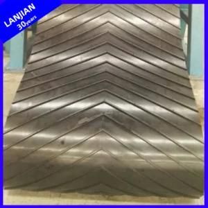 Endless Abrasive V-Patterned Conveyor Belt Chevron Rubber Belting