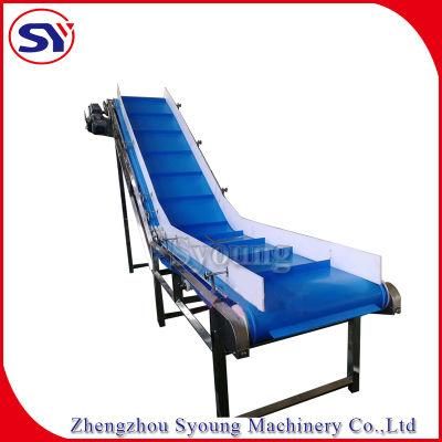 Bulky Material Handling Skirt Rubber Belt Conveyor with Baffers