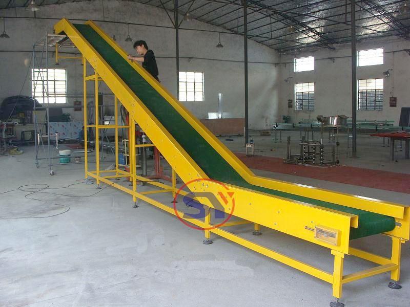 Sorting Table Flat Belt Conveyor of Food Distribution