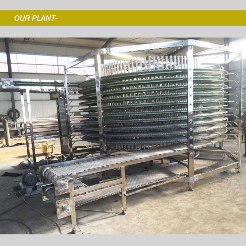 Cooling Spiral Conveyor for Food Processing