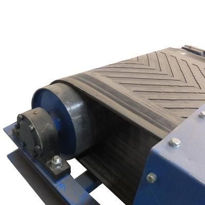 Trough Rollers and Idlers Transport Conveyor with Magnetic Iron Separation Devices