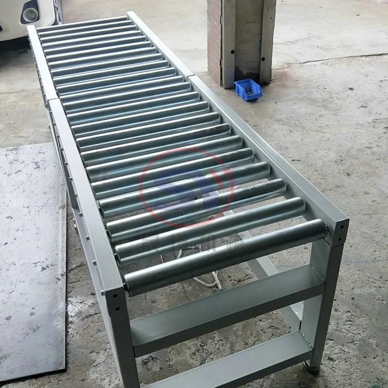 Food Processing Factory Used Stainless Steel Roller Table Conveyor with Factory Price