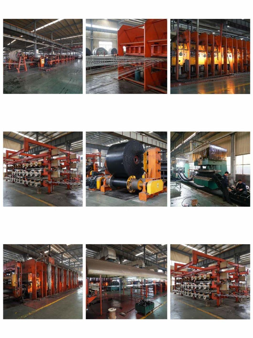 Hot Vulcanizing Press Rubber Conveyor Belt for Ore Mining Plants