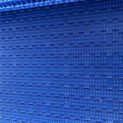 Pet Bottles Cans Conveyor Belting Raised Rib Flush Grid Modular Belt 1600