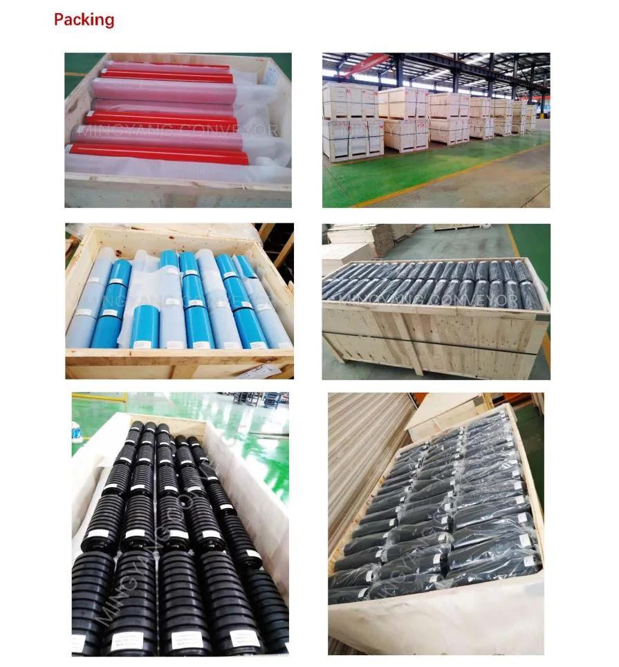 Belt Conveyor Friction Roller with Powder Coated Finish