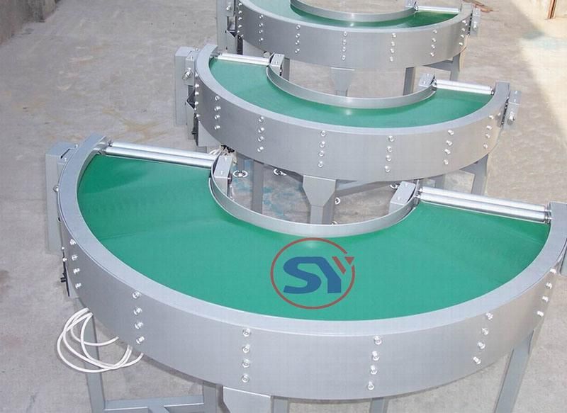 Skid-Resistance Horizantal Conveyor Portable Belt Conveyor Machine for Bags Handling