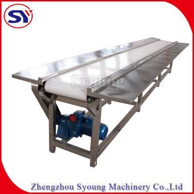Food Grade PVC Flat and Driving Belt Conveyor for Cereal Grain