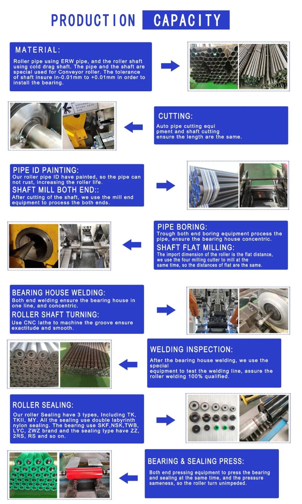 Conveyor Drive Pulley with Ceramic Rubber Lagged Surface