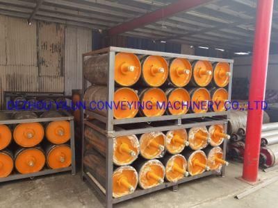 China Yilun Brand Industrial Rubber Lagging Belt Conveyor Pulley in Indonesia