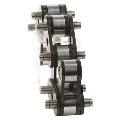 Rolling roller chain with straight side plate necessary for factory