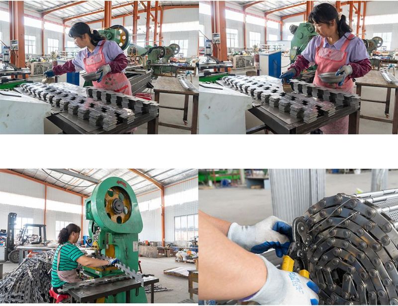 Industrial Flexible Stainless Steel Ring Chain Conveyor