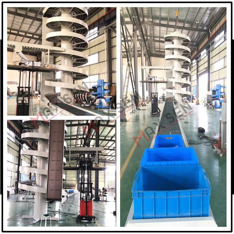 Spiral Conveyor for Conveying Cartons