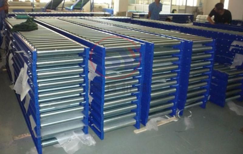 Industrial Roller Bed Table Conveyor for Consumer Goods Face Mask Electronic Assemblly Line