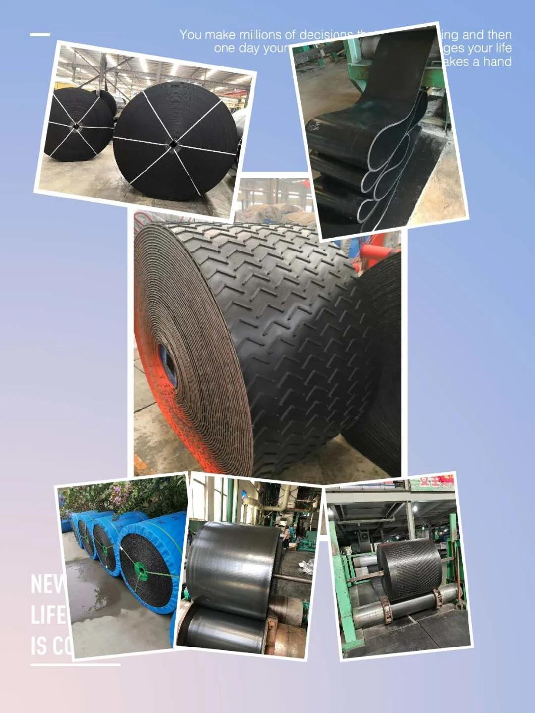 Fr Grade M914 Standard Rubber Conveyor Belt with Solid Woven Layer for Underground Mining