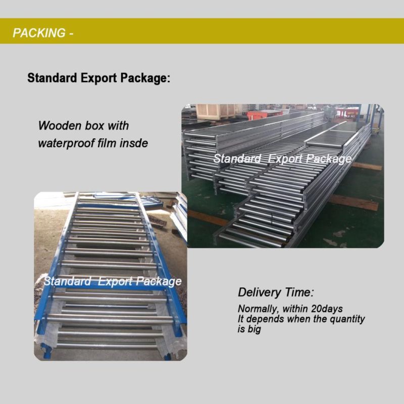 High Quality Carban Steel Gravity Roller Conveyor