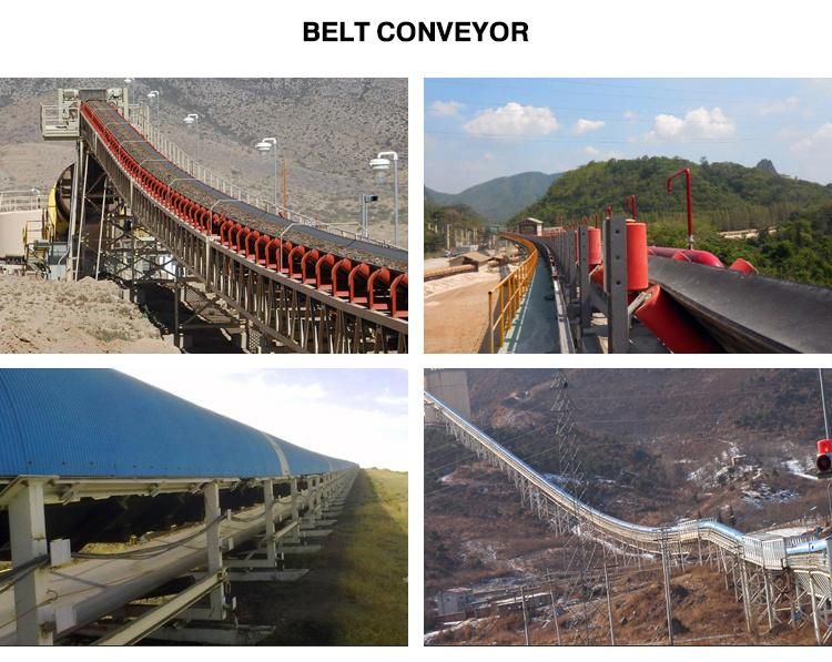 Cheap Industrial Long Distance Curved Heat Resistant Power Plant Usage Mining Chemical Ore Coal Mine Belt Conveyor Machine Price