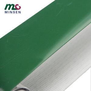 Standard Green PVC Conveyor Belt Resistant to Oil Excellent Mechanical Performance Food Grade Quality