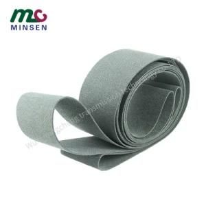 Factory 2.5mm Gray Double-Sided Felt Conveyor Belt Antistatic Heat Resistant Wool Woven Breathable Conveyor Belt Manufacturers