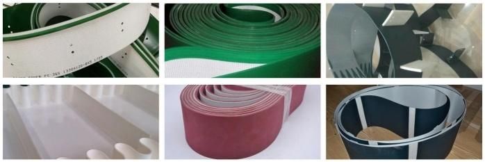 China Middle-High Level 3.0mm PU Coated Conveyor Belt for Bakery, Confectionery, Chemical and Other Industries.