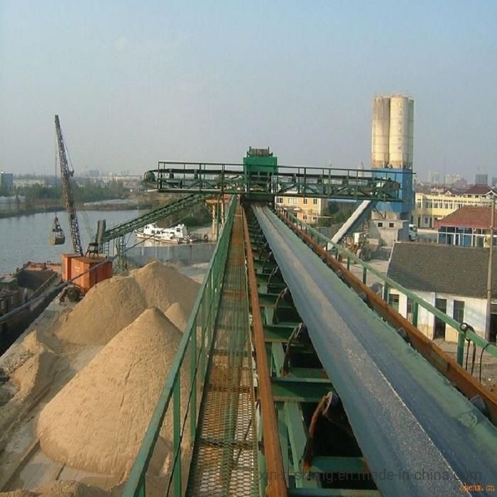 Large Transported Capacity Rubber Belt Conveyor System for Material Handling System