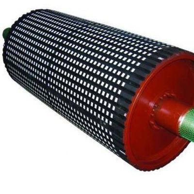 Rubber Lagging Conveyor Drum Pulley