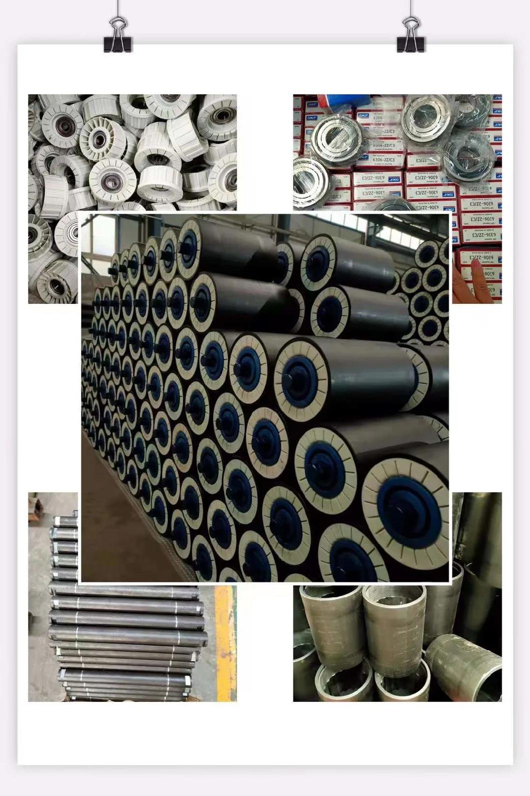 China Direct Factory Carrier Roller for Belt Conveyor with Long Life-Span 50000 Hours