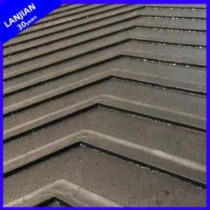 Pvg Patterned Chevron Fire-Resistant Rubber Conveyor Belts