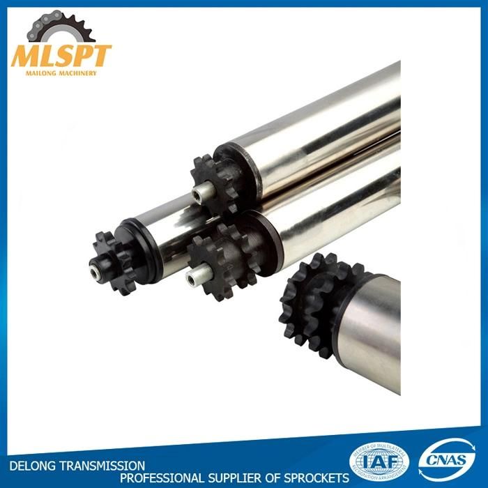 The Conveyor Steel Roller with Sprocket for The Roller Conveyor