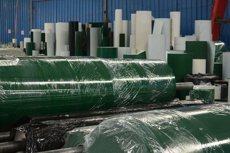 Annilte Manufacturers Cheap Green PVC Belting Smooth Industrial Small Conveyors Belt Roll Price PVC Flat Convayor Belt for Sale