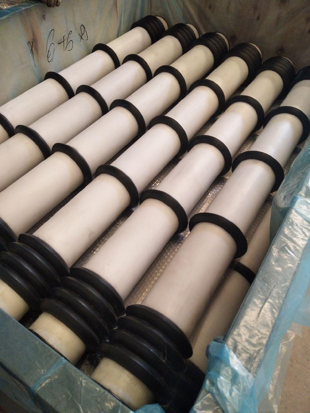 Customized Conveyor Comb Type Return Rubber Ring Impact Roller