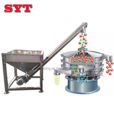 Inclined Screw Feeder with Hopper, Screw Conveyor Machine