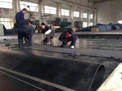 Steel Reinforced Black Rubber Conveyor Belt Productline