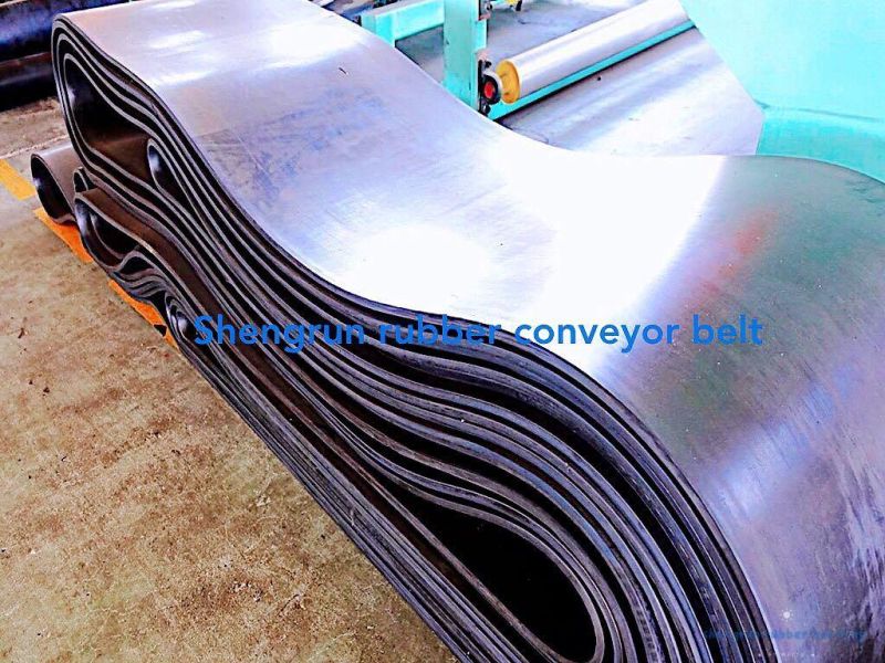 Conveyor Belting Ep200*4 Fabric Framework Abrasion Resistant Rubber Conveyor Belt