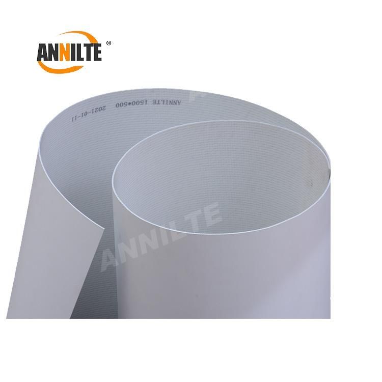 Annilte Factory Biscuit Edge PU Food Conveyor Belt White PU Food Conveyor Belt