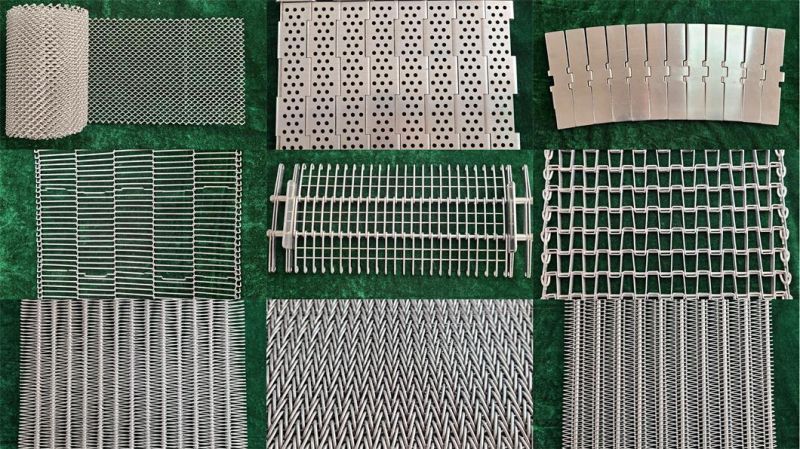 316 Stainless Steel Braided Wire Mesh Filter Belt for Extruder Conveyor Belt Polyester Fabric