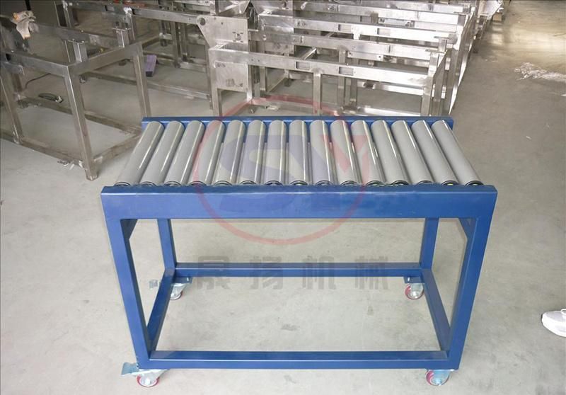 Customizable Material Handling No Power Roller Idler Conveyor for Cases Packages