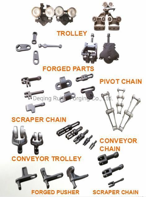 China Manufacturer of Forged Machinery Parts Machining Metal Parts for Standard Chain and Steel Forging Chain with Standard Series for Conveyor System