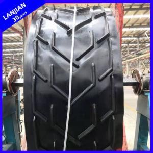 Smooth Functioning Special Shape Anti-Skid Pattern Rubber Belt for Grain