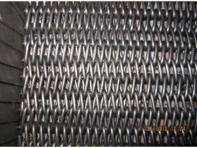 304 Stainless Steel Food Grade 304 Stainless Steel Chain Link Spiral Wire Mesh Conveyor Belt
