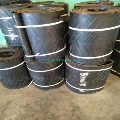 V Good Price 5 Ply Rubber Pattern Conveyor Belt