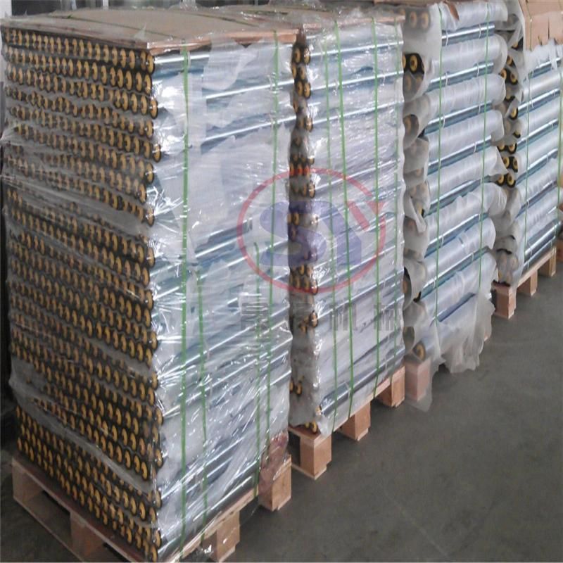 China Food Grade Steel Roller Conveyor for Horizontal Transmission Telescopic Type