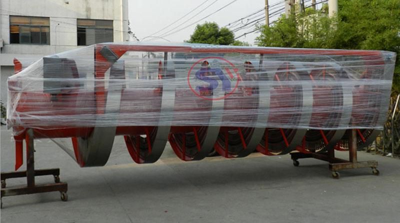 Modular POM Plate Lifting Screw Conveyor Elevator for Metallurgy Industry