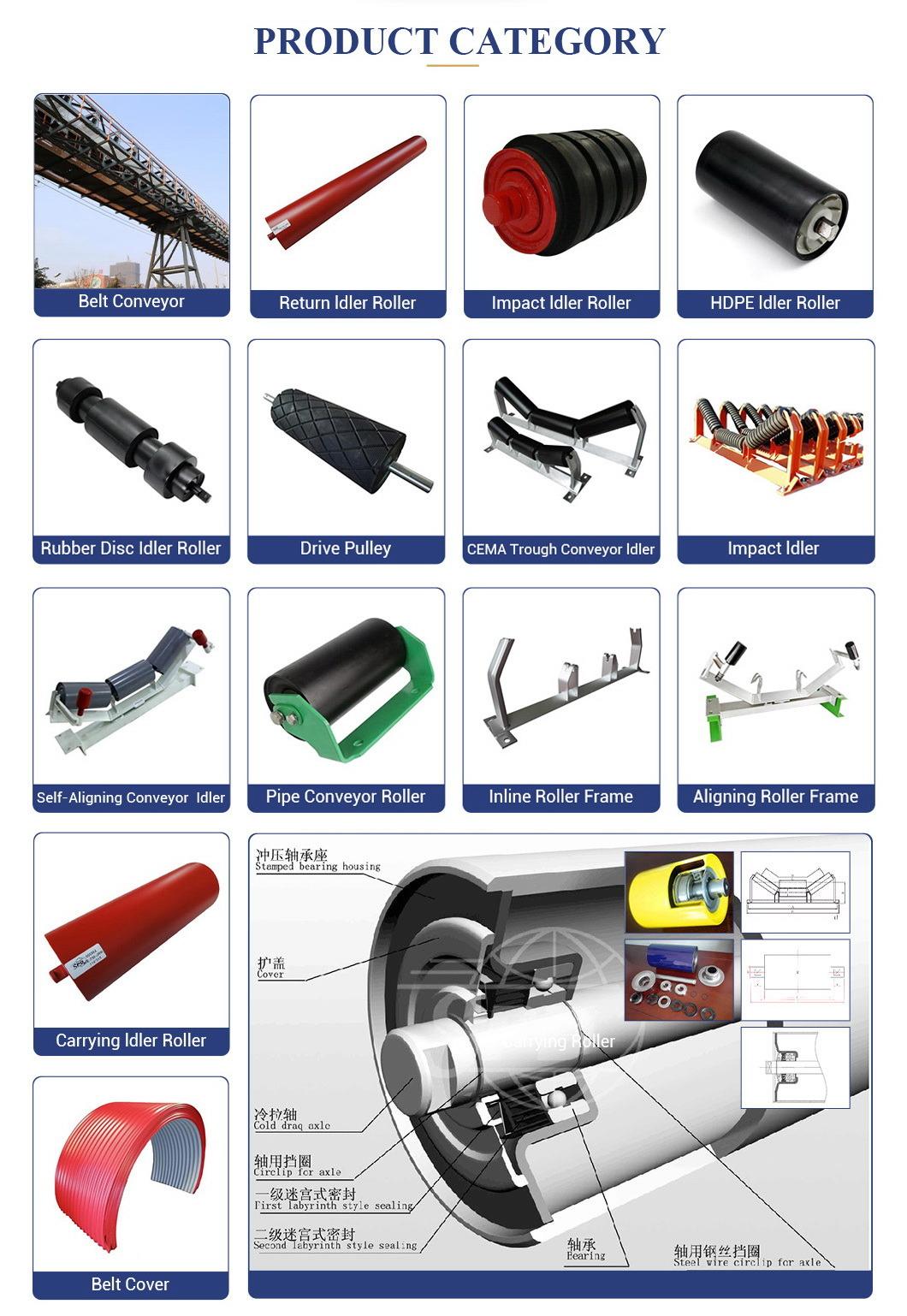 Long Life Steel Belt Roller Conveyor Price Manufacturer for Mining/Port/Power Plant Industries