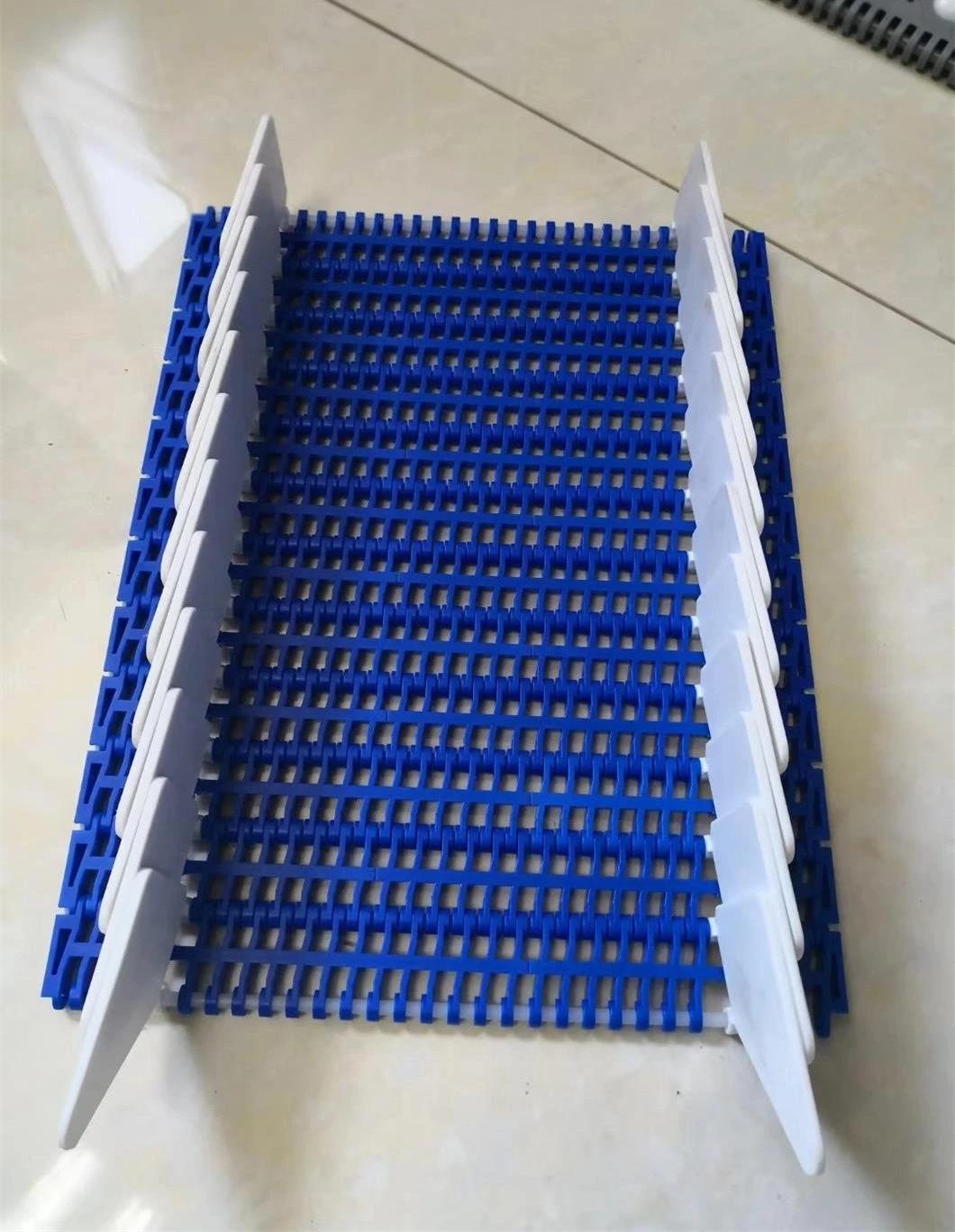 High Quality 27.2mm Pitch Plastic Flat Top Modular Belt for Food Packaging