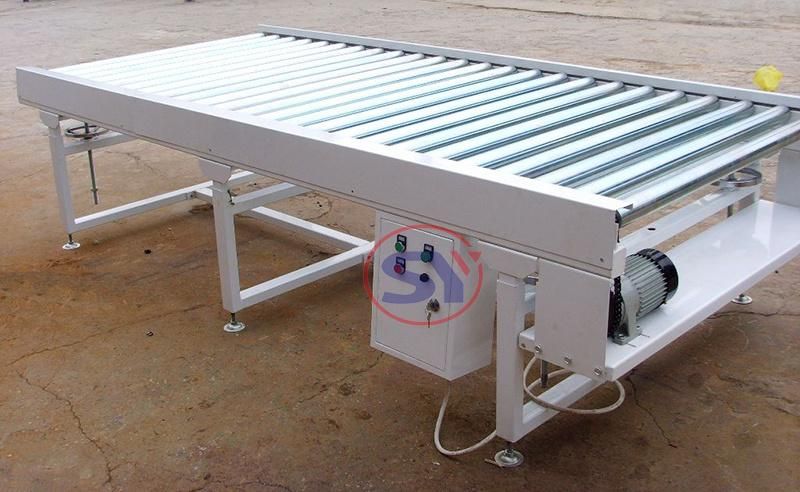 Hardware&Metals Parts Assembly Turning Motorized Roller Conveyor