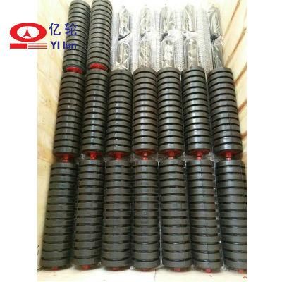 Mining Belt Conveyor Roller Impact Roller Rubber Idler