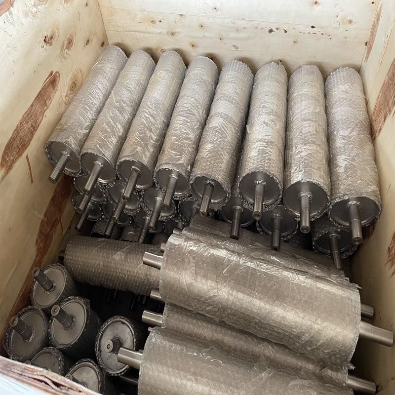 Large Capacity SS304 Conveyor Roller with Knurl Surface