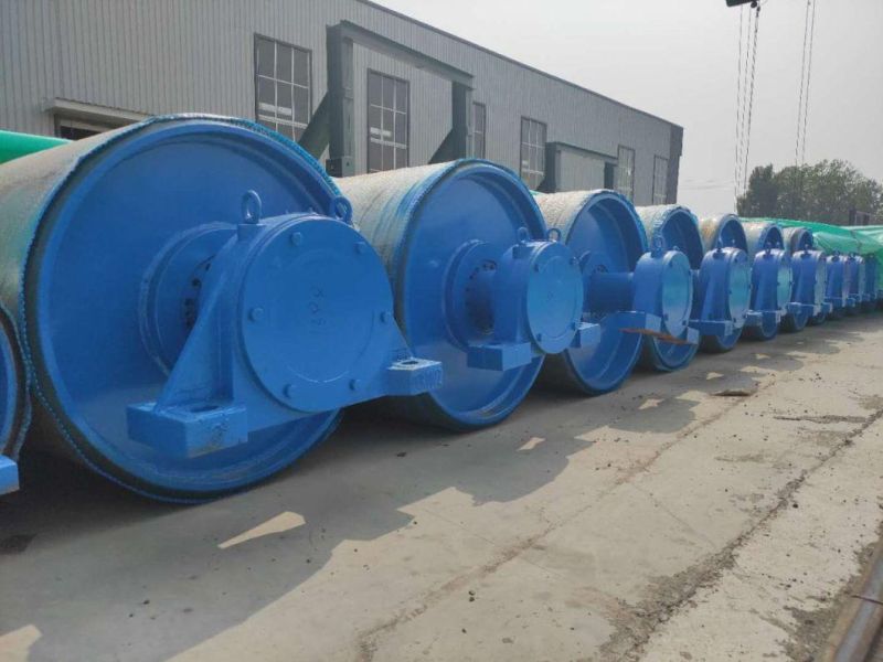 High Quality Belt Conveyor Idler Steel Idler Impact Roller and Rubber Rollers